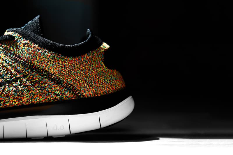 nike free flyknit 4.0 multicolor