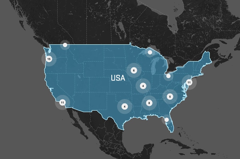 A Map Of Every Nike Factory In The World 