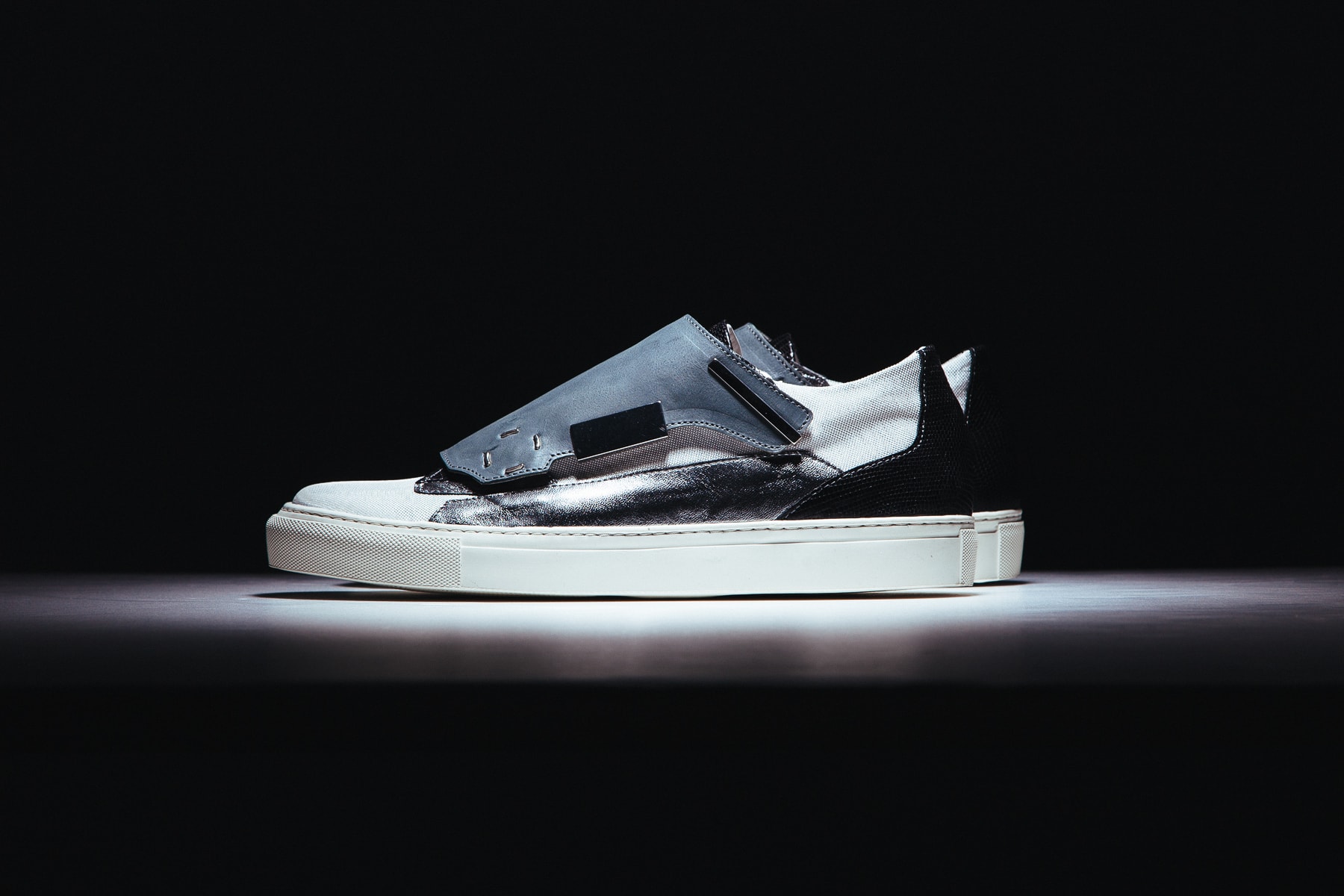 Raf Simons 2014 Spring/Summer Removable Lace Guard Sneaker | Hypebeast