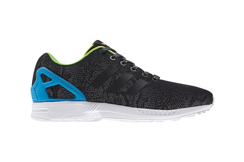 Adidas zx deals flux black reflective