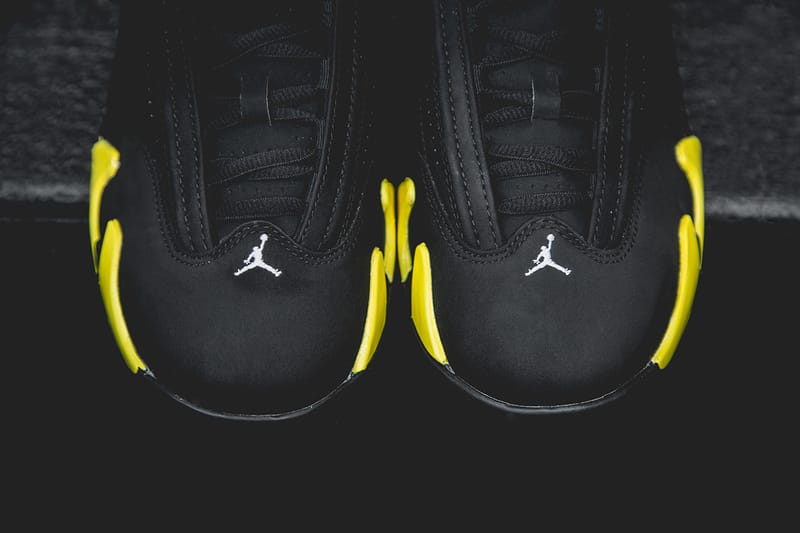 Jordan 14 thunder outlet release date