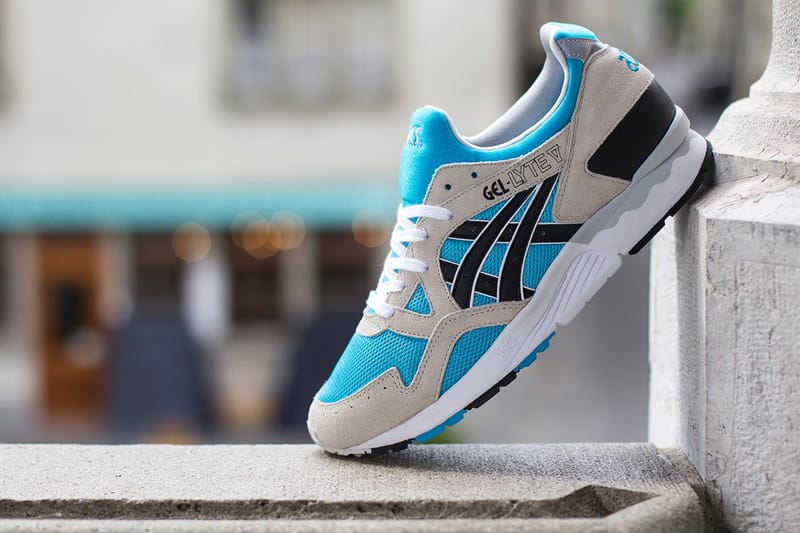 Asics gel lyte v grey blue sale