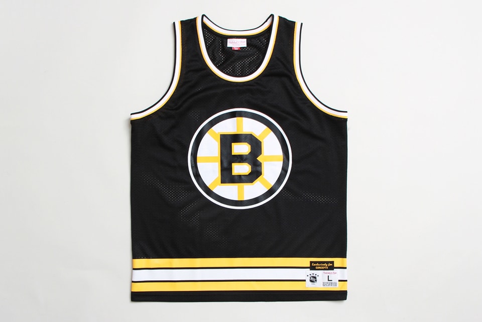 Sweat à Capuche Mitchell & Ness Boston Bruins NHL - Noir, Taille XL, Neuf Avec étiquette