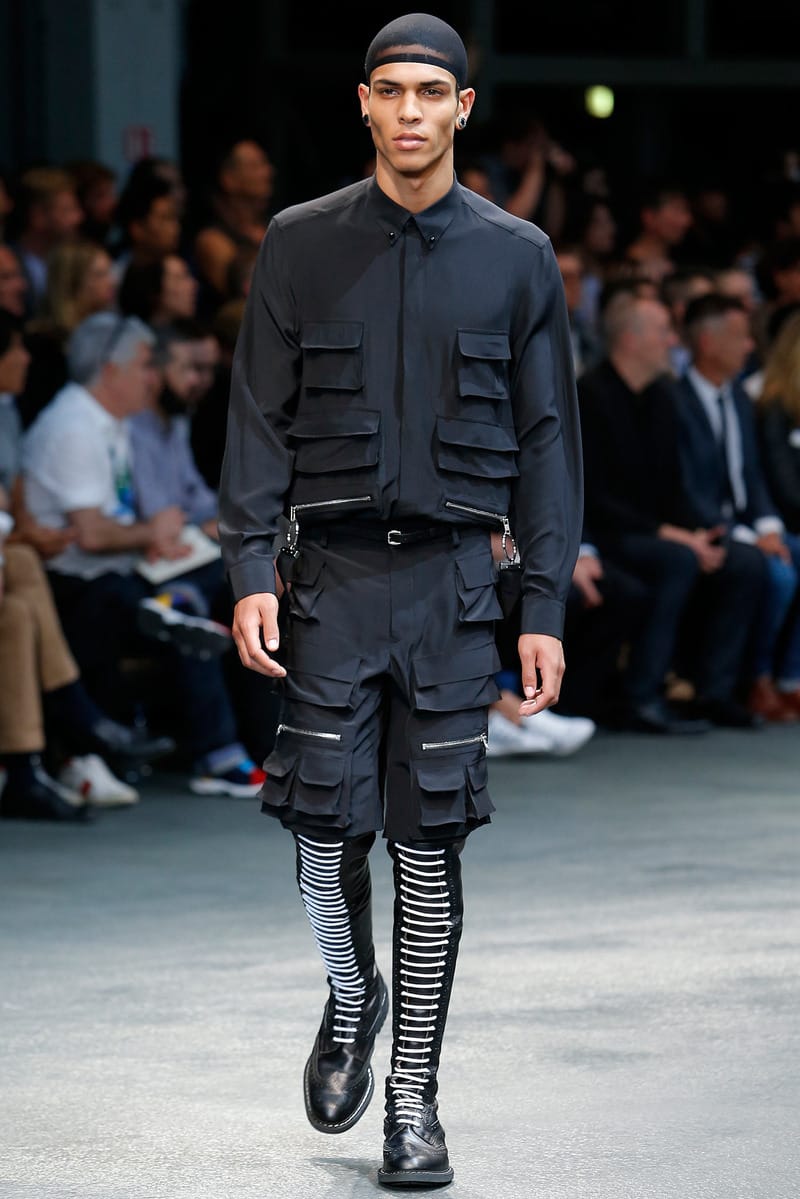 靴 SS2015 GIVENCHY Commando Boots Givenchy SS15 Contrast Lace Commando Boots - Ākaibu Store