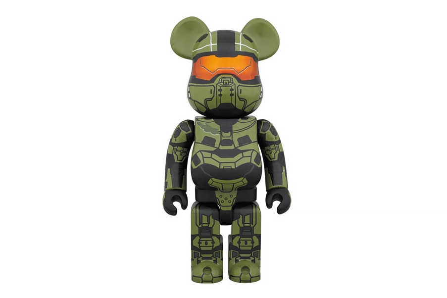 Игрушка Halo x Medicom 400% Мастер Чиф Bearbrick