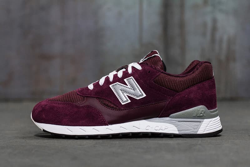 new balance burgundy leather