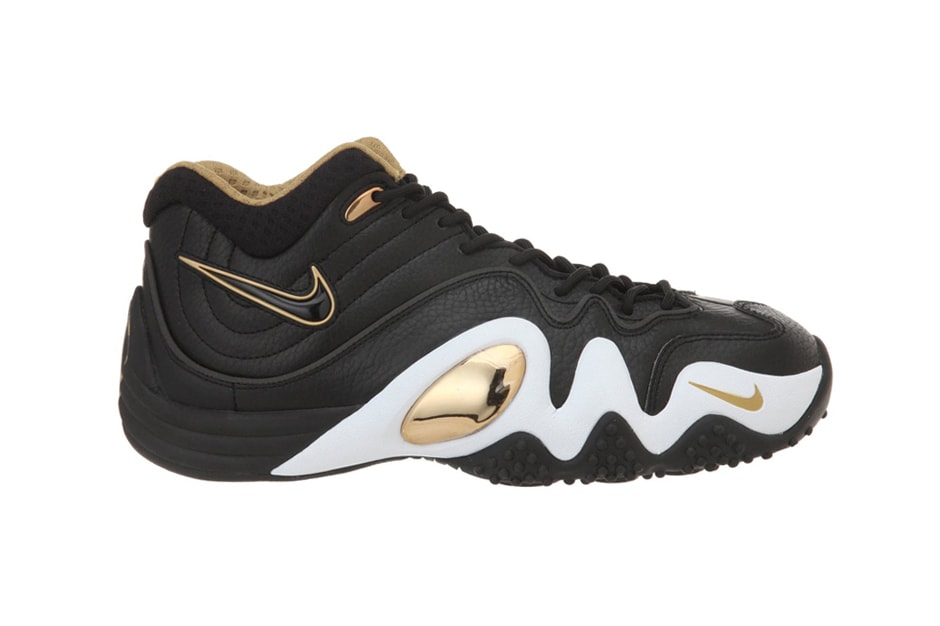 Nike Zoom Uptempo V PRM Black/Metallic Gold-White | Hypebeast