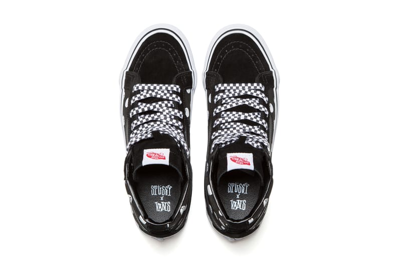 Stussy x Vault by Vans Sk8-Hi Black 8-Ball | Hypebeast