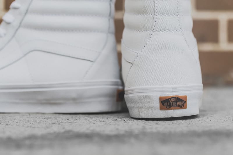 Vans sk8 hi xtuff clearance white