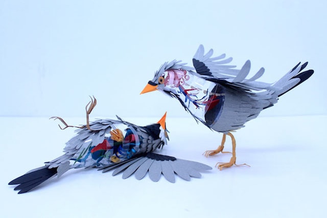 3D-скульптуры птиц от Дианы Бельтран Эррера