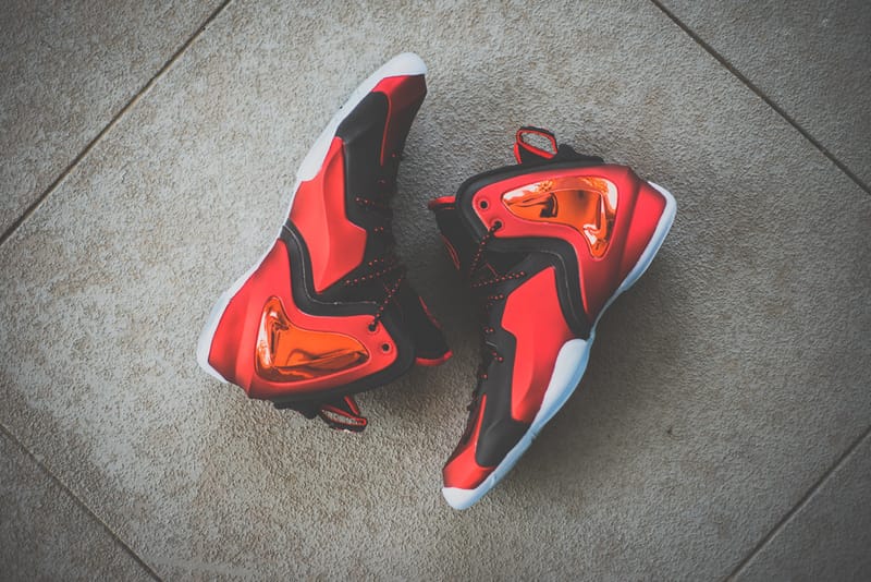 nike lil penny posite university red