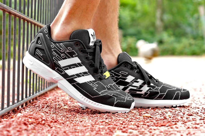 Adidas zx flux woven white sale