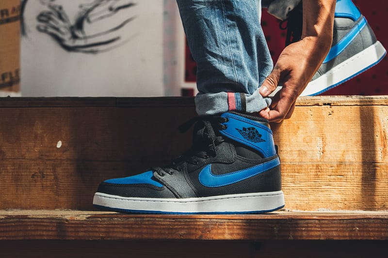 Air jordan 1 shop royal blue on feet