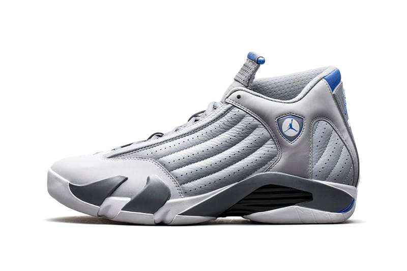 Jordan 14 2025 grey and blue