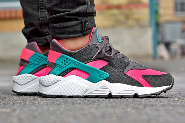 Pink and store black huaraches