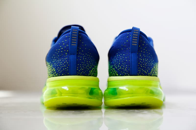 nike flywire neon green
