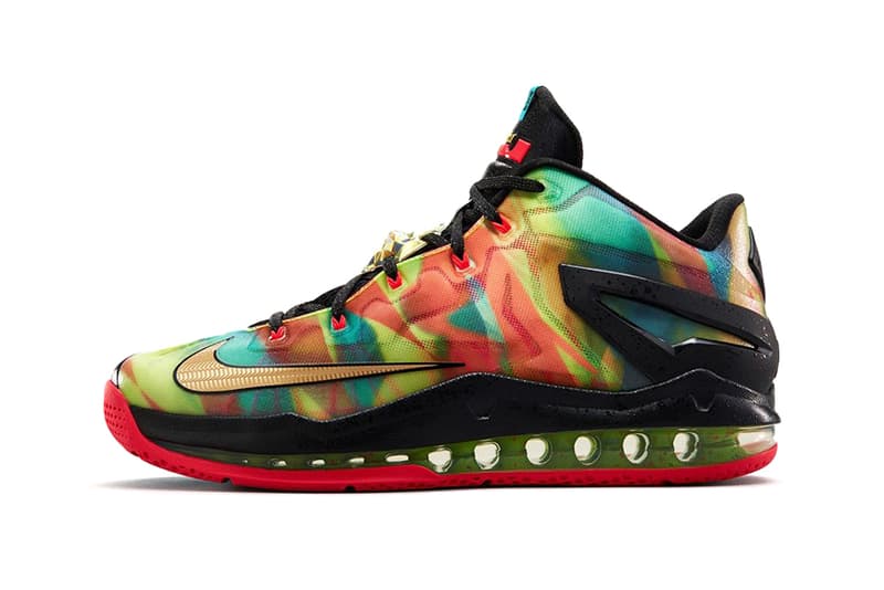 nike lebron multicolor