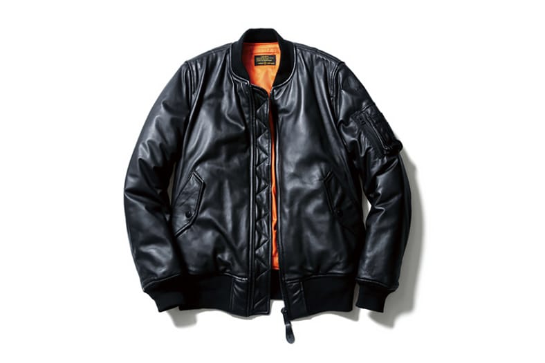 uniform experiment x Alpha Industries 2014 Fall/Winter Leather MA 