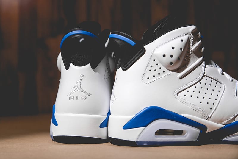 Air jordan shop 6 sport blue