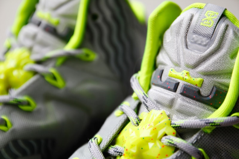 A Closer Look at the Nike LeBron 11 Metallic Luster/Ice-Volt | Hypebeast