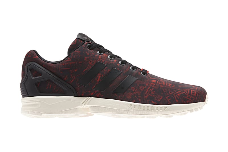 Adidas originals zx flux on sale burgundy