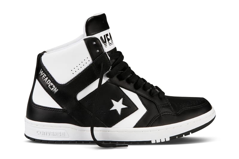 Converse weapon 2025 86 black white