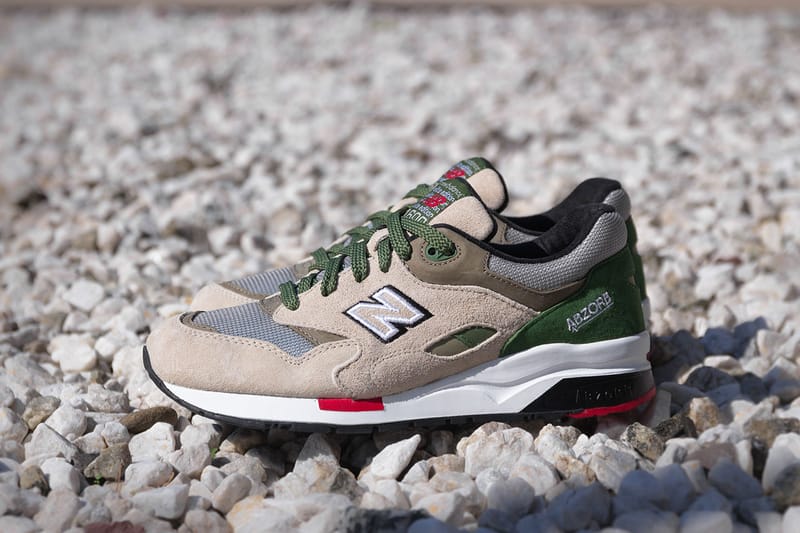 Green and red new balance best sale