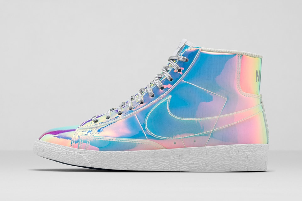 nike blazers neon