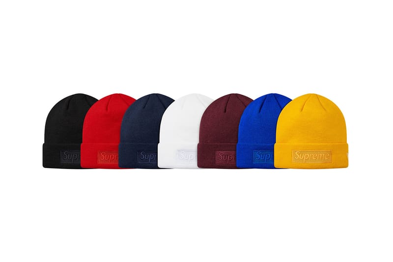 Supreme tonal logo on sale beanie