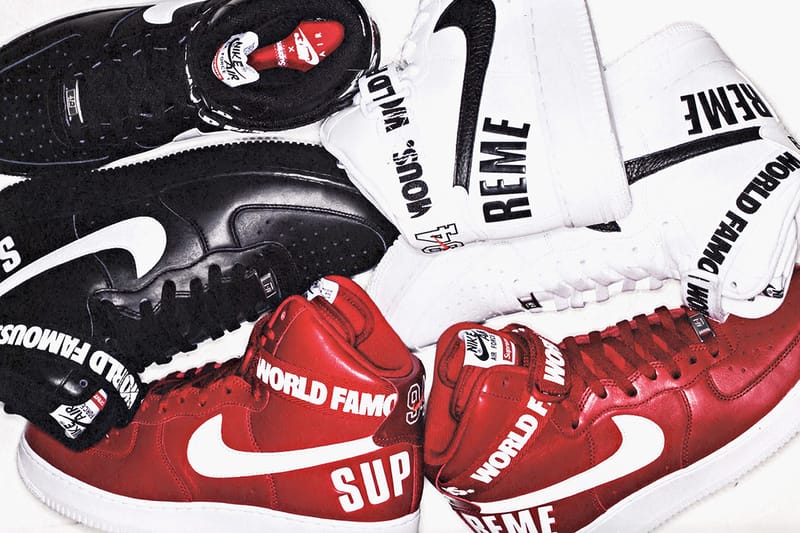 Supreme air force 1 hot sale resale