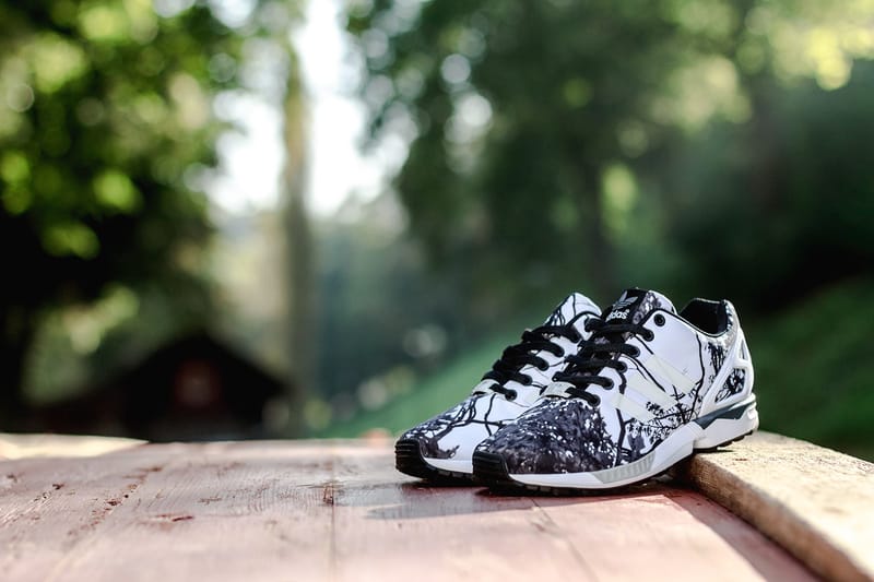 adidas Originals ZX FLUX Black White Boonix Hypebeast