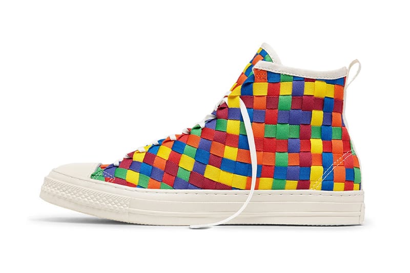 Rainbow colored chuck taylors online