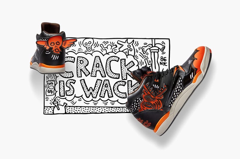 Reebok pump best sale fury keith haring