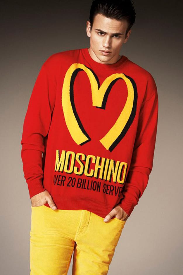 Moschino mcdonalds outlet sweater