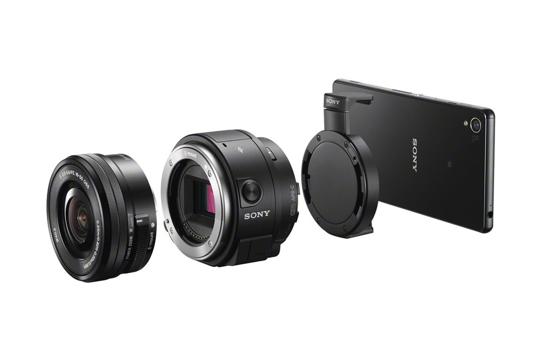 Sony официально представляет камеры с объективами QX1 и QX30