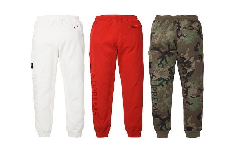 Supreme x stone sale island sweatpants