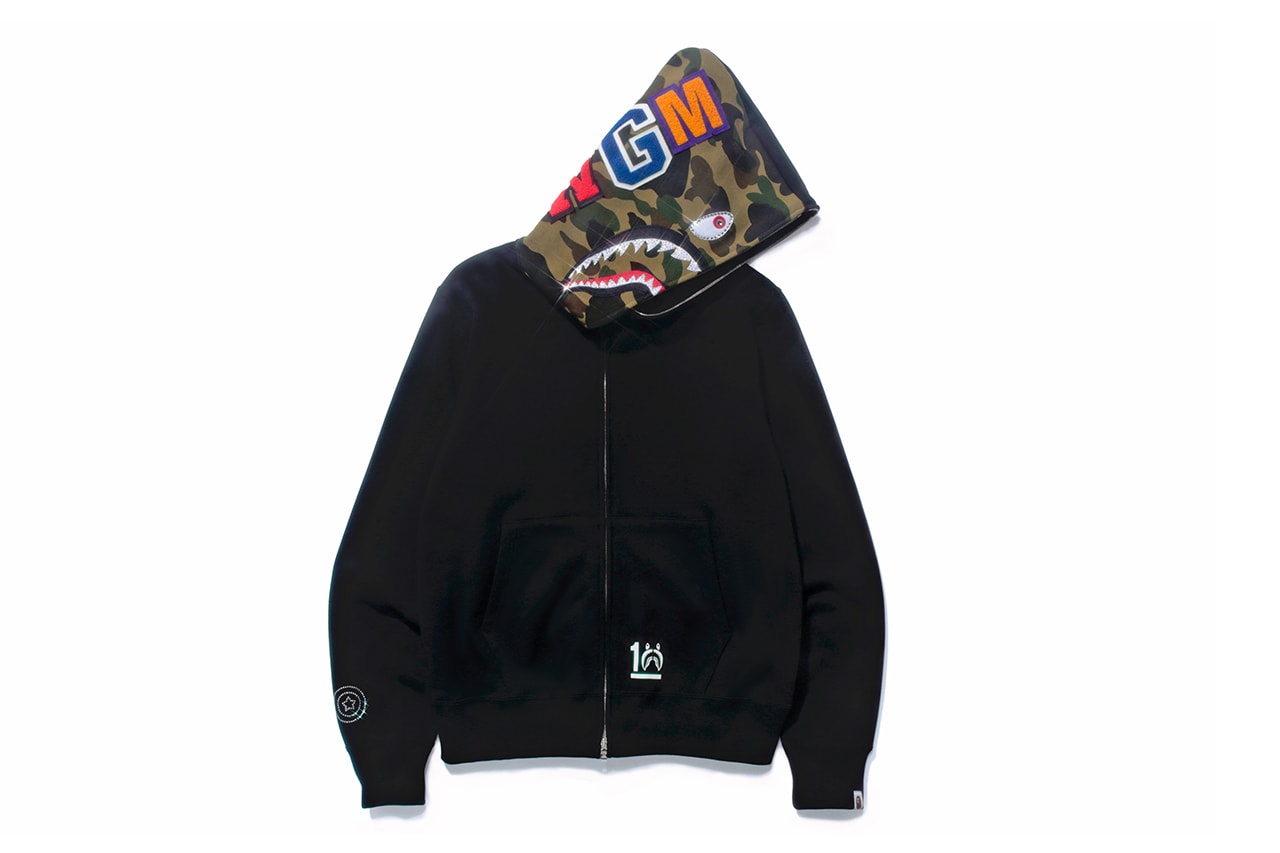 A Bathing Ape SHARK HOODIE 10th Anniversary Collection | Hypebeast