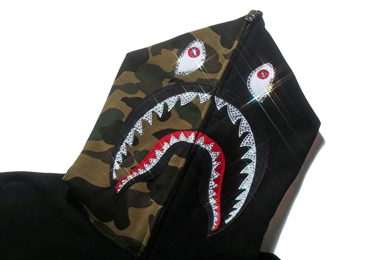 Bape shark hoodie store 10th anniversary