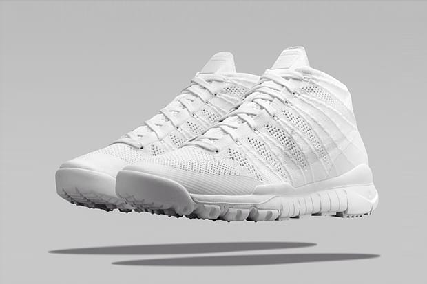 All white store flyknit