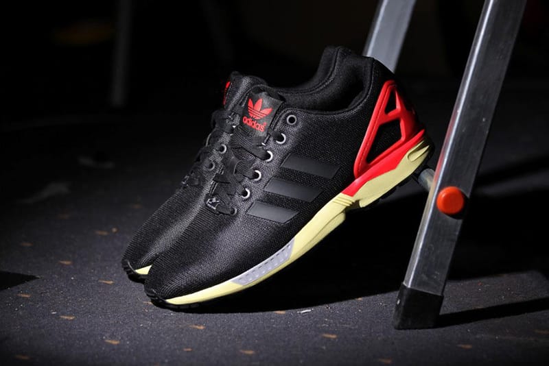 adidas Originals ZX Flux Core Black Red Hypebeast