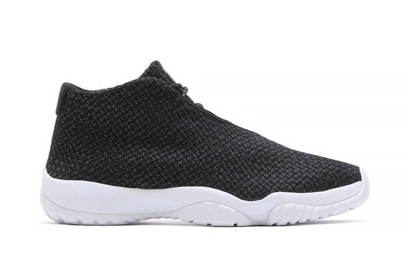 jordan future low black and white
