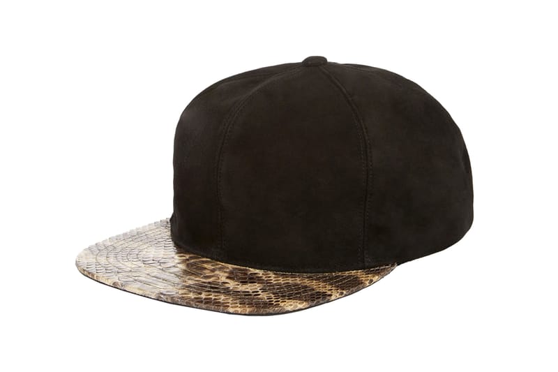 Just Don 2014 Fall/Winter Leather & Python Snapback Collection 