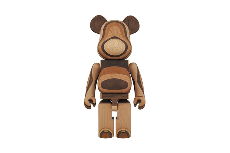 Karimoku x Medicom Toy 1000% Layered Wood Bearbrick | Hypebeast