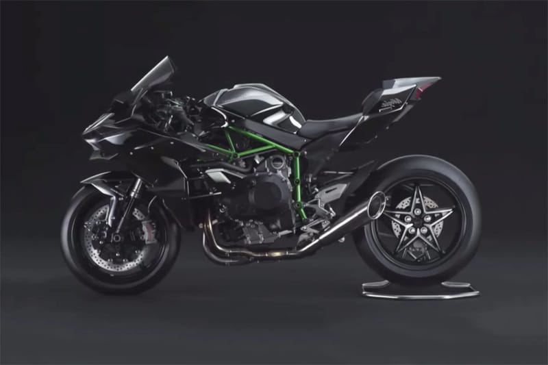 Black kawasaki deals ninja h2r