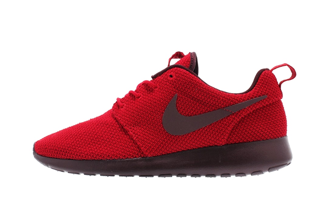 roshe run women burgundy