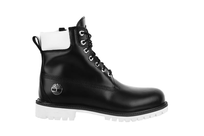 Black and hotsell white timberlands