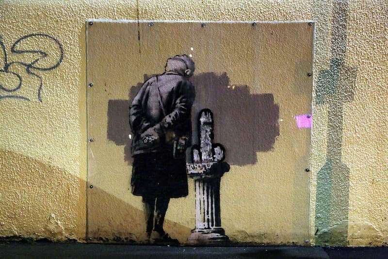 Vandals Target Banksy Mural 'Art Buff' | Hypebeast