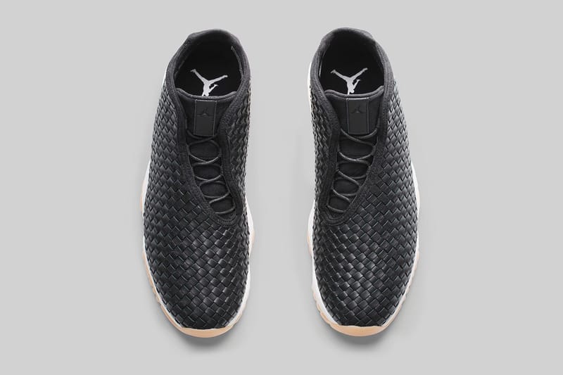 Jordan future best sale black leather