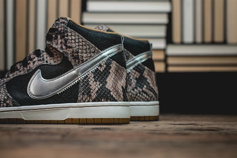 nike dunk cmft python grey