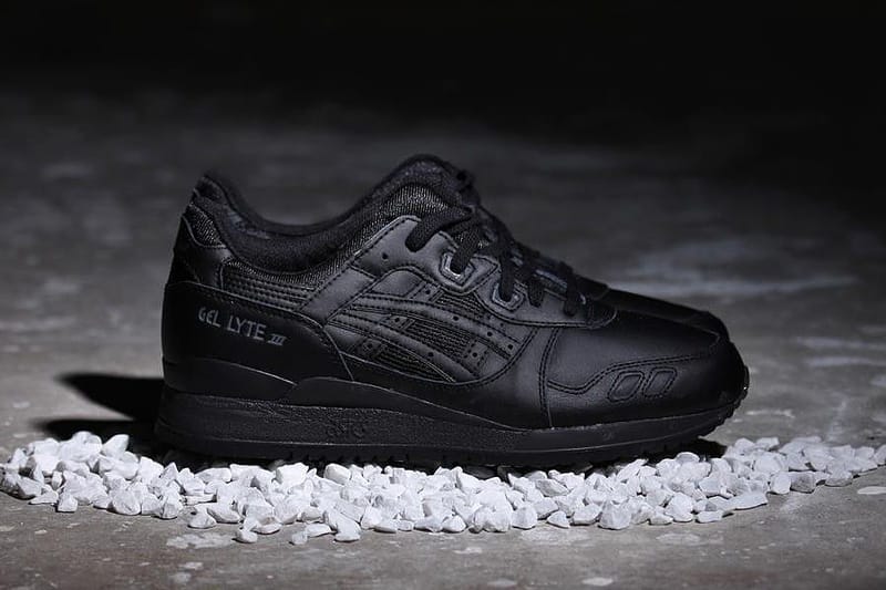 Gel lyte 3 all black best sale